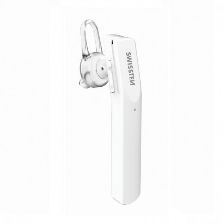 Swissten Headset Ultra Light UL-9 White, Headset Bluetooth, Carrega por microUSB, Branco - 8595217453272