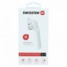 Swissten Headset Ultra Light UL-9 White, Headset Bluetooth, Carrega por microUSB, Branco - 8595217453272