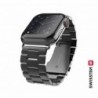 Swissten Metal Band for Apple Watch 42-44mm Black - 8595217477278