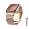 Swissten Metal Band for Apple Watch 42-44mm Rose Gold - 8595217477247