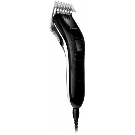 Philips QC5115/15 Aparador de Cabelo Familiar com Lâminas em Aço Inoxidável, Preto, Branco - 8710103493808