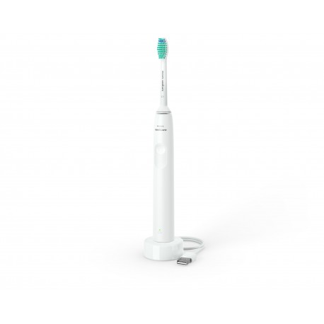 Philips 1100 Series HX3651/13 Tecnologia Sónica, Escova de Dentes Elétrica Sónica, Adulto, Bateria, Branco - 8710103985501
