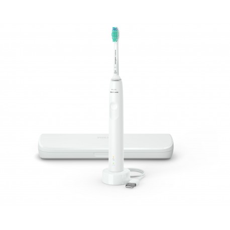 Philips 3100 Series HX3673/13 Tecnologia Sónica, Escova de Dentes Elétrica Sónica, Adulto, Bateria, Branco - 8710103985662