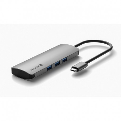 Swissten USB-C Hub 6in1 - 8595217471429