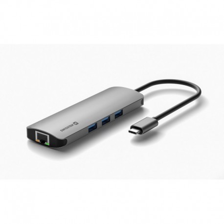 Swissten USB-C Hub 8in1 - 8595217471436