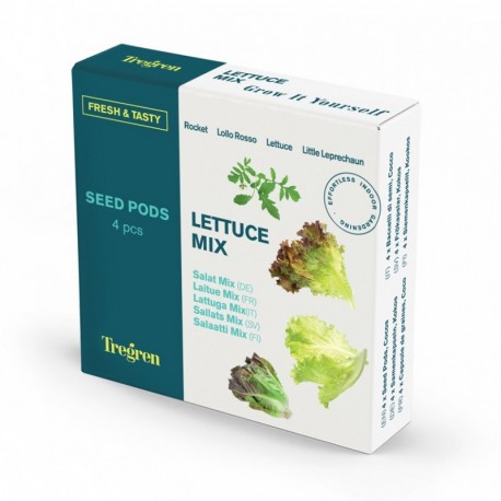 Tregren Sementes 4x - Lettuce mix - 6430058280880