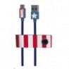 Tribe Maikii Cabo USB-lightning Marvel Captain America - 8054392653360