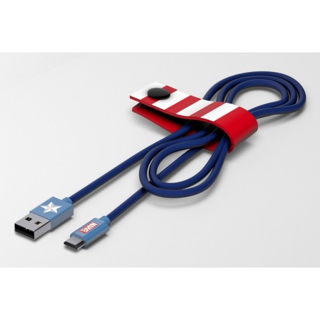 Tribe Maikii Cabo USB-microUSB Marvel Captain America - 8054392653186