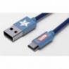 Tribe Maikii Cabo USB-microUSB Marvel Captain America - 8054392653186