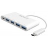 Macally Hub 3.1 USB-C 4x USB A + USB-C - 8717278768625