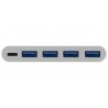 Macally Hub 3.1 USB-C 4x USB A + USB-C - 8717278768625