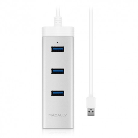 Macally U3HubGBA 3x USB3 + Gigabit Ethernet - 8717278760254