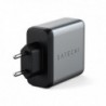 Satechi 100W USB-C PD Wall Charger EU, Carregador AC 1 USB-C até 100W, GaN, EU - 0879961009359