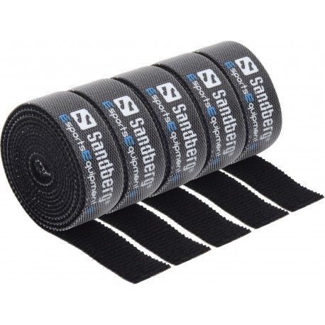 Sandberg Cable Velcro Strap 5-pack, Abraçadeira de velcro para cabos, 100 cm, Preto, Pack 5 Unidade(s) - 5705730520334