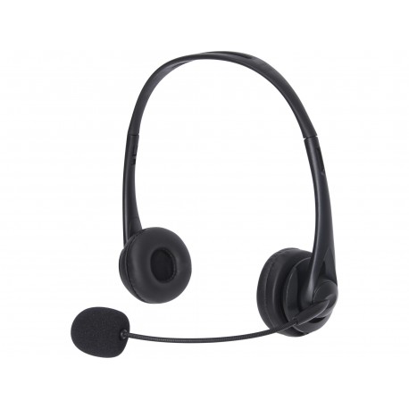 Sandberg USB Office Headset, Auscultadores, Fita de cabeça, Escritório/Call center, Binaural, Botão, Preto - 5705730126123