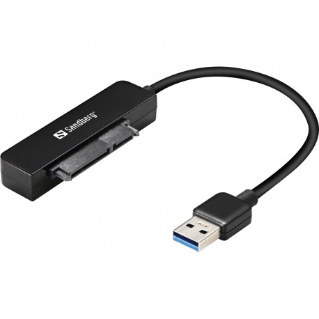 Sandberg USB 3.0 to SATA Link, Preto - 5705730133879