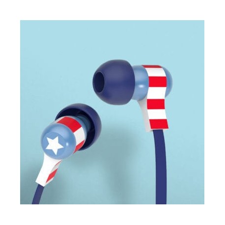 Tribe Maikii Earphones Swing Marvel Captain America - 8054392653971