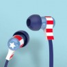 Tribe Maikii Earphones Swing Marvel Captain America - 8054392653971