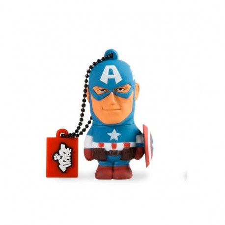 Tribe Maikii Pen Drive Marvel 16GB Captain America - 8034135437433