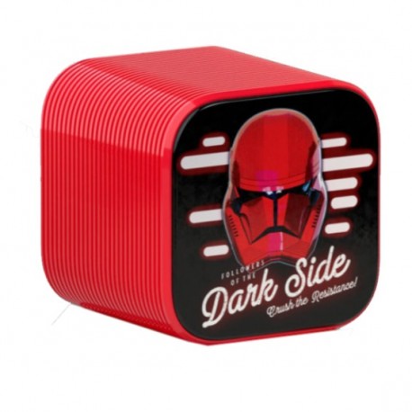 Tribe Maikii Speaker Wonder Star Wars Trooper, SilverHT 111774440199, 3 W, Sem fios, Coluna portátil estéreo, Vermelho, Universal, Bateria - 8055186273238