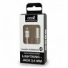 COOL Adaptador Conector Lightning a Jack 3,5 mm Bluetooth Universal - 8434847045641