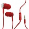 COOL Auriculares 3,5 mm Bali Stereo com Micro Vermelho - 8434847040592