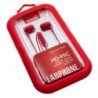 COOL Auriculares 3,5 mm Bali Stereo com Micro Vermelho - 8434847040592