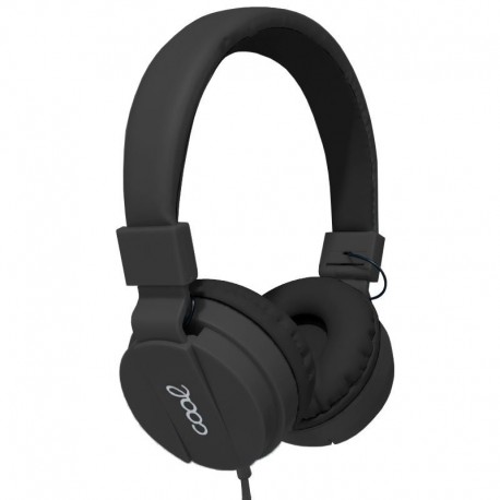 COOL Auriculares Jack 3,5 mm Toronto com Micro Preto - 8434847045818