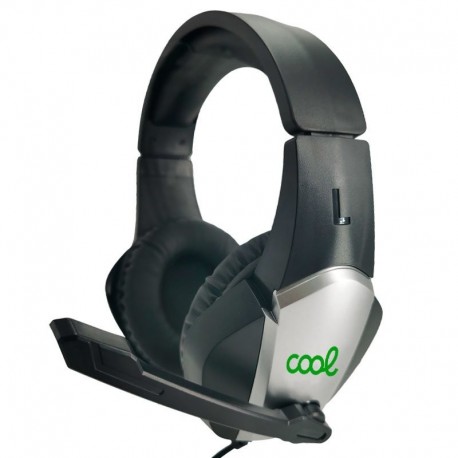 COOL Auriculares Stereo PC / PS4 / PS5 / Xbox Gaming Bremen Iluminação + Adaptador Audio - 8434847045801