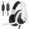 COOL Auriculares Stereo PC / PS4 / PS5 / Xbox Gaming Iluminação Storm White USB 7.1 - 8434847046310