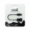 COOL Cabo Entrada USB OTG Tipo-C Universal Preto - 8434847039107