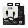 COOL Cabo HDMI a HDMI Audio-Video Universal 3 metros Ultra 4K - 8434847038681