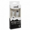 COOL Cabo USB Compatível Lightning para iPhone / iPad 1,2 metros Branco - 8434847023243