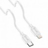 COOL Cabo USB Compatível Universal Tipo-C a Lightning 1,2 metros Branco 3 A - 8434847044170
