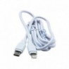 COOL Cabo USB Compatível Universal Tipo-C a Lightning 1,2 metros Branco 3 A - 8434847044170