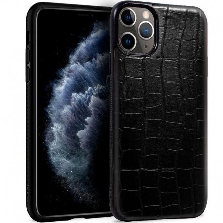 COOL Capa para iPhone 11 Pro Pele de Crocodilo Preto - 8434847028323