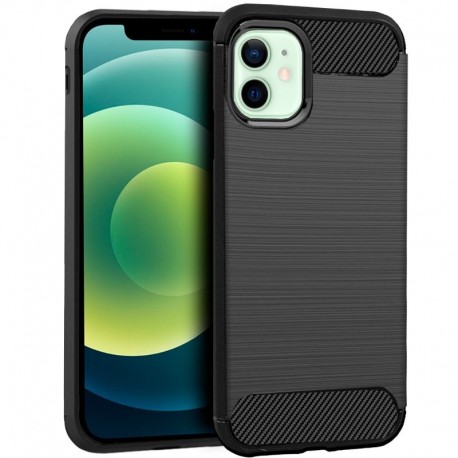 COOL Capa para iPhone 12 / 12 Pro Carbono Preto - 8434847046433