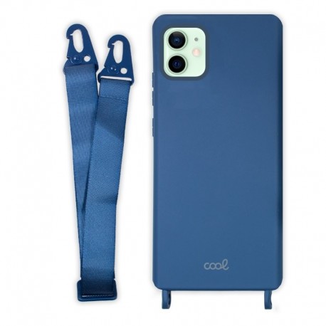 COOL Capa para iPhone 12 / 12 Pro Cinta Azul - 8434847050935