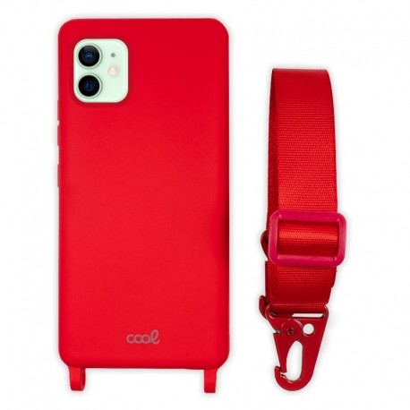 COOL Capa para iPhone 12 / 12 Pro Cinta Vermelho - 8434847050942