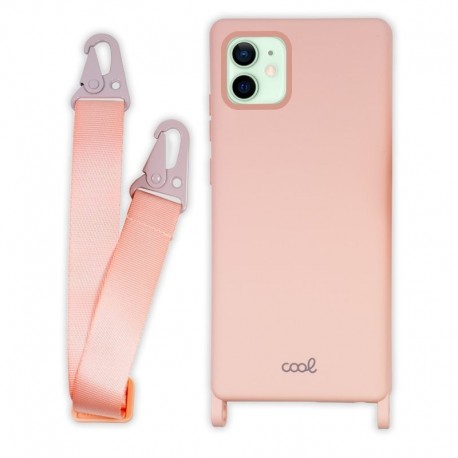 COOL Capa para iPhone 12 / 12 Pro Cinta Rosa - 8434847050959