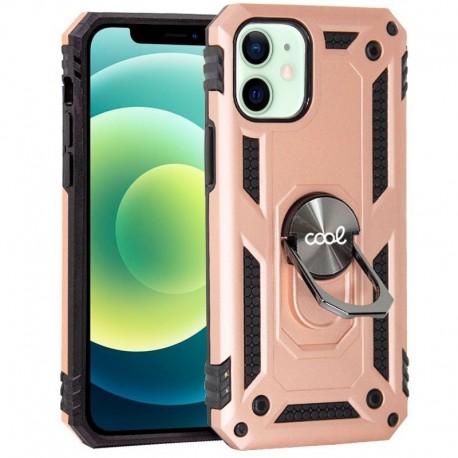 COOL Capa para iPhone 12 / 12 Pro Hard Ring Rose Gold - 8434847053066