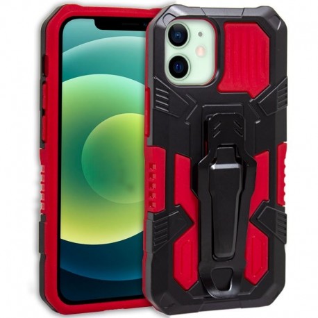 COOL Capa para iPhone 12 / 12 Pro Hard Clip Vermelho - 8434847044576