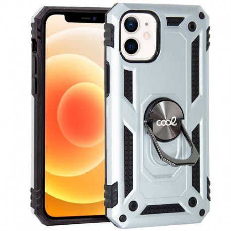 COOL Capa para iPhone 12 mini Hard Ring Prateado - 8434847053080