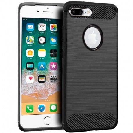 COOL Capa para iPhone 7 Plus / IPhone 8 Plus Carbono Preto - 8434847041179