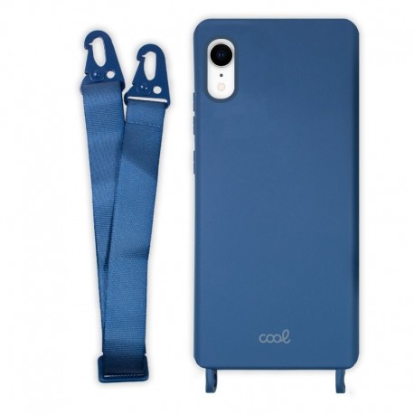 COOL Capa para iPhone XR Cinta Azul - 8434847050829