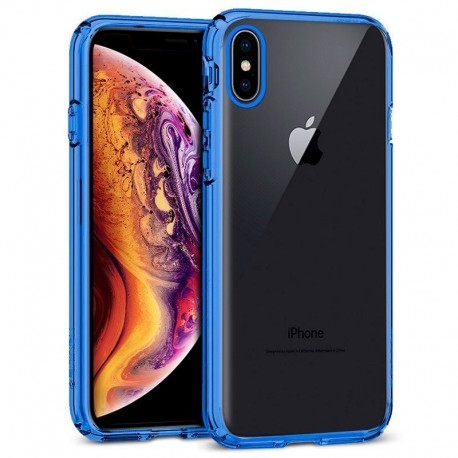COOL Capa para iPhone XS Max Borda Metálica Azul - 8434847025469