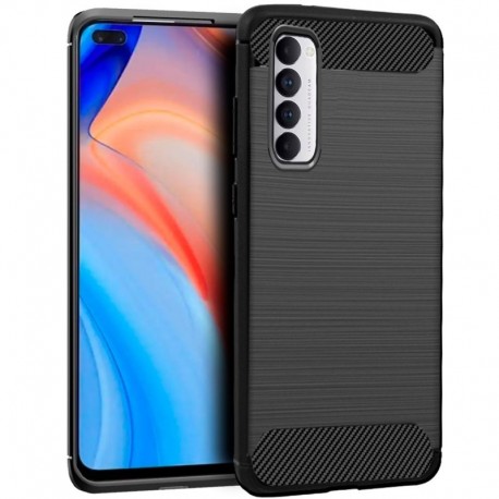 COOL Capa para Oppo Reno 4 Pro Carbono Preto - 8434847048109