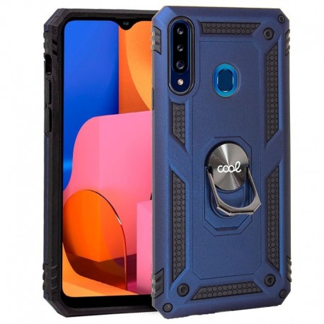 COOL Capa para Samsung A207 Galaxy A20s Hard Ring Azul - 8434847052472