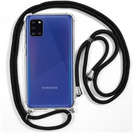 COOL Capa para Samsung A315 Galaxy A31 Cordão Preto - 8434847040400
