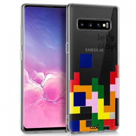 COOL Capa para Samsung G973 Galaxy S10 Transparente Jogo Tetris let's play! - 8434847020556